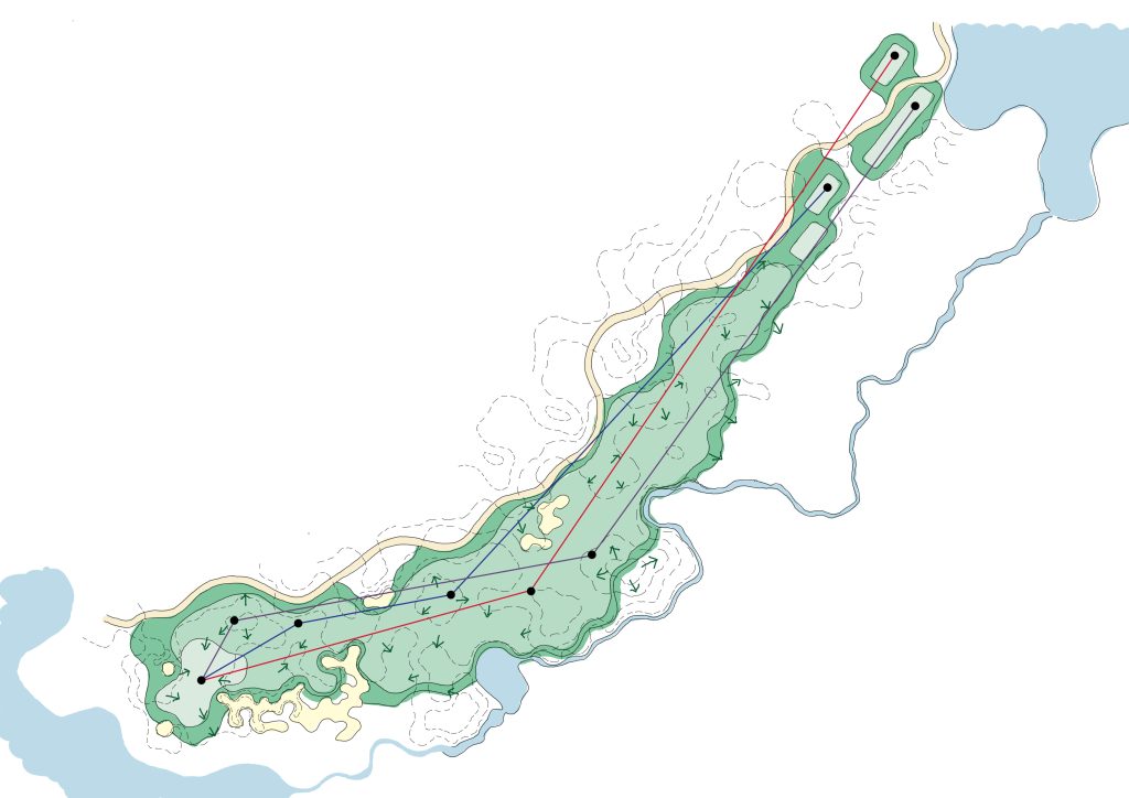golf design playing strategy